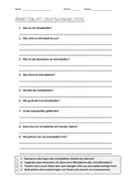 Vorschau - Arbeitsblätter - AB mit Fragen zum Thema "Schnabeltier" + Lösungsblatt + Infografik - Deckblatt