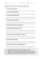 Vorschau - Arbeitsblätter - AB mit Fragen zum Thema "Schneeglöckchen" + Lösungsblatt + Infografik - Deckblatt