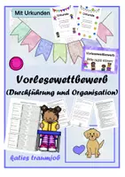 Vorschau - Anderer Materialtyp - Vorlesewettbewerb (Durchführung und Organisation) - Deckblatt