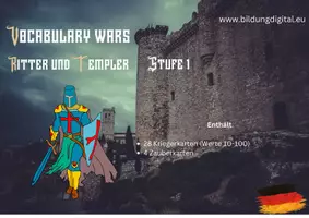 Vorschau - Bildkarten - Vocabulary Wars: Stufe1: Ritter und Templer (für alle Fächer) - Seite 1