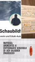 Vorschau - Präsentationen/Tafelbilder - Die goldenen Zwanziger im animierten PowerPoint-Schaubild - Deckblatt