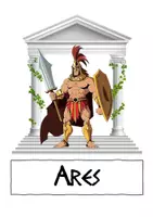 Vorschau - Stundenentwürfe - Ares - Griechische Götter - Lückentext mit Wortspeicher - Seite 1