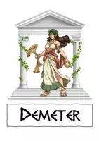 Vorschau - Stundenentwürfe - Demeter - Griechische Götter - Lückentext mit Wortspeicher - Seite 1