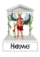 Vorschau - Stundenentwürfe - Hermes - Griechische Götter - Lückentext mit Wortspeicher - Seite 1