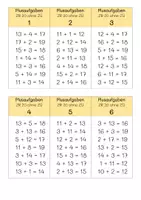 Vorschau - Stationenlernen - Mathe: Fliegenklatschen Spiel Klasse 1 ZR 20 ohne ZÜ - Seite 2
