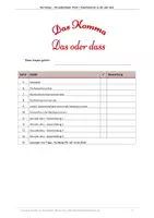 Vorschau - Arbeitsblätter - Das Komma - das oder dass - Seite 3