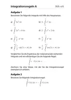 Vorschau - Arbeitsblätter - Partnerpuzzle zu Integrationsregeln - Seite 1