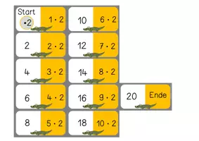 Vorschau - Unterrichtsreihen - EINMALEINS - Dominos Malaufgaben - Seite 2
