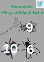 Vorschau - Unterrichtsreihen - Einmaleins Fliegenklatsch Spiel #silvesterknaller23 - Deckblatt