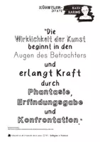 Vorschau - Arbeitsblätter - Künstler Zitate - Keith Haring - Pop Art - Seite 1