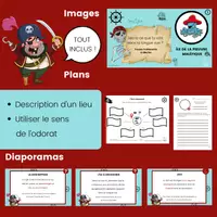 Aperçu - Préparation de séance / Séance complète - Atelier Écriture Pirates Décrire Lieu Trésor - Page 1