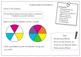 Vorschau - Arbeitsblätter - Die wahre Geschichte von allen Farben - AB zur Herleitung des Farbkreises - Seite 3