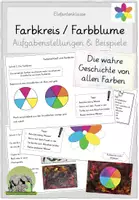 Vorschau - Arbeitsblätter - Die wahre Geschichte von allen Farben - AB zur Herleitung des Farbkreises - Deckblatt