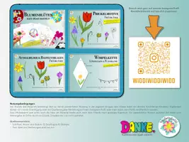 Vorschau - Mal- und Bastelvorlagen - Muffin-Topper / Cake-Topper / Spieße „FRÜHBLÜHER“ (Schneeglöckchen, Winterling, Krokus, Traubenhyanzinthe, Narzisse, Tulpe) - Frühling - Seite 3