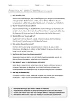 Vorschau - Arbeitsblätter - AB mit Fragen zum Thema "Steuern" + Lösungsblatt + Mindmap + Infografik - Seite 3