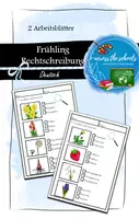Vorschau - Arbeitsblätter - Nomen im Frühling: Rechtschreibung (AB) - Deckblatt