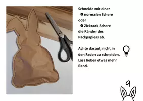 Vorschau - Anderer Materialtyp - Gefüllter Papierhase zu Ostern - nähen mit der Nähmaschine - Seite 2