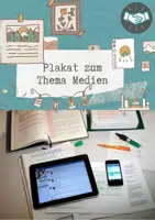 Vorschau - Arbeitsblätter - Aufgabe Plakaterstellung zum Thema Medien - Deckblatt