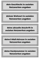 Vorschau - Arbeitsblätter - Gefahren im Internet Positionslinie - Seite 3