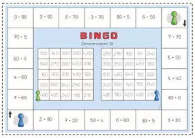 Vorschau - Spiele - Bingo Brettspiele Zehnereinmaleins (ab Klasse 3) - Seite 3
