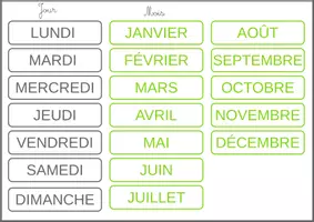 Aperçu - Feuilles d'exercices - CALENDRIER PERPETUEL FORMULE 1 - ROUTINE - Page 3