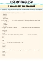 Vista previa - Hojas de trabajo - B2-C1. Use of English. 100 Multiple Choice Exercises. - página 1