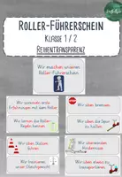 Vorschau - Unterrichtsreihen - Rollerführerschein - Reihentransparenz - Klasse 1/2 - Deckblatt
