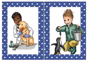 Vorschau - Poster - Flashcards/Wordcards jobs/professions - Seite 2
