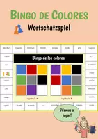 Vorschau - Spiele - Los colores - Bingo Spiel (für zwei) - Deckblatt