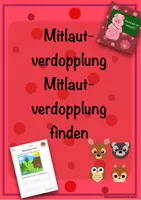 Vorschau - Arbeitsblätter - Mitlautverdopplung finden - Deckblatt