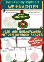 Vorschau - Spiele - Klettaufgaben: Wortschatzarbeit - Weihnachten - Deckblatt