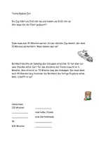 Vorschau - Arbeitsblätter - Textaufgaben Zeit mit Lösung - Seite 2