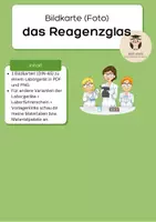 Vorschau - Präsentationen/Tafelbilder - Bildkarte Reagenzglas - Deckblatt