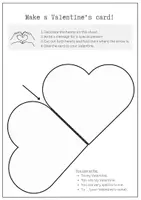 Vorschau - Arbeitsblätter - My Valentine's Card - Seite 1