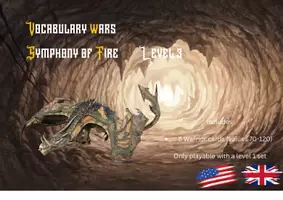 Vorschau - Bildkarten - Vocabulary Wars: Level 3: Symphony of Fire (Englisch) - Seite 1
