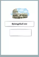 Vorschau - Lehrpläne/Lehrermaterial - Reisetagebuch Rom - Deckblatt