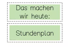 Vorschau - Präsentationen/Tafelbilder - Tagestransparenz - Visualisierung Stundenplan (grün) - Seite 2