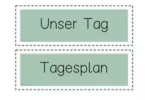 Vorschau - Präsentationen/Tafelbilder - Tagestransparenz - Visualisierung Stundenplan (mint) - Seite 1