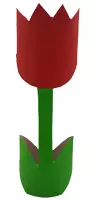 Vorschau - Mal- und Bastelvorlagen - Basteln im Frühling: 3D Tulpen aus Küchenrollen (Dekoration) - Seite 2