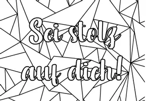 Vorschau - Mal- und Bastelvorlagen - 10 abstrakte Malvorlagen mit positiven Affirmationen - Seite 3