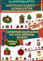 Vorschau - Spiele - Klammerkarten: Weihnachten - Wortschatzarbeit (Symbole lesen) - Deckblatt