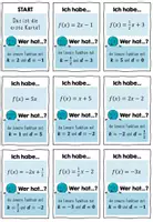Vorschau - Spiele - Ich habe... Wer hat...? (lineare Funktionen) - Seite 2