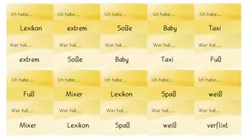 Vorschau - Spiele - Lesespiel zu den Buchstaben Y X ß - Seite 1