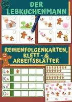 Vorschau - Arbeitsblätter - "Die Geschichte vom Lebkuchenmann": Reihenfolgekarten, Klett- & Arbeitsblätter - Deckblatt