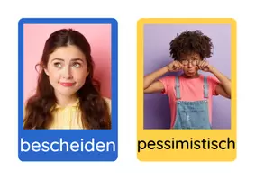 Vorschau - Bildkarten - Bildkarten zu den Charaktereigenschaften DaZ DaF - Seite 1