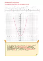 Vorschau - Stundenentwürfe - Die quadratische Funktion y= x^2 - Eigenschaften der Normalparabel - Seite 3