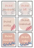 Vorschau - Bildkarten - Kärtchen mit positiven Affirmationen - Seite 2
