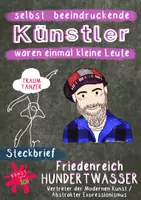 Vorschau - Arbeitsblätter - Beeindruckende Persönlichkeiten - Künstler Steckbrief - Friedensreich Hundertwasser - Moderne Kunst - abstrakter Expressionismus - Deckblatt