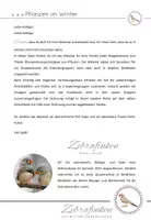 Vorschau - Stundenentwürfe - Pflanzen im Winter - Überwinterungsstrategien - Seite 1