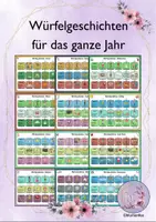 Vorschau - Stationenlernen - Würfelgeschichten für das ganze Jahr (Jahreskreis) - Deckblatt